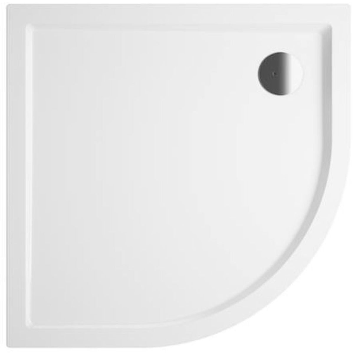 Riho Zurich plato de ducha semicircular 120x120 cm blanco D001024005