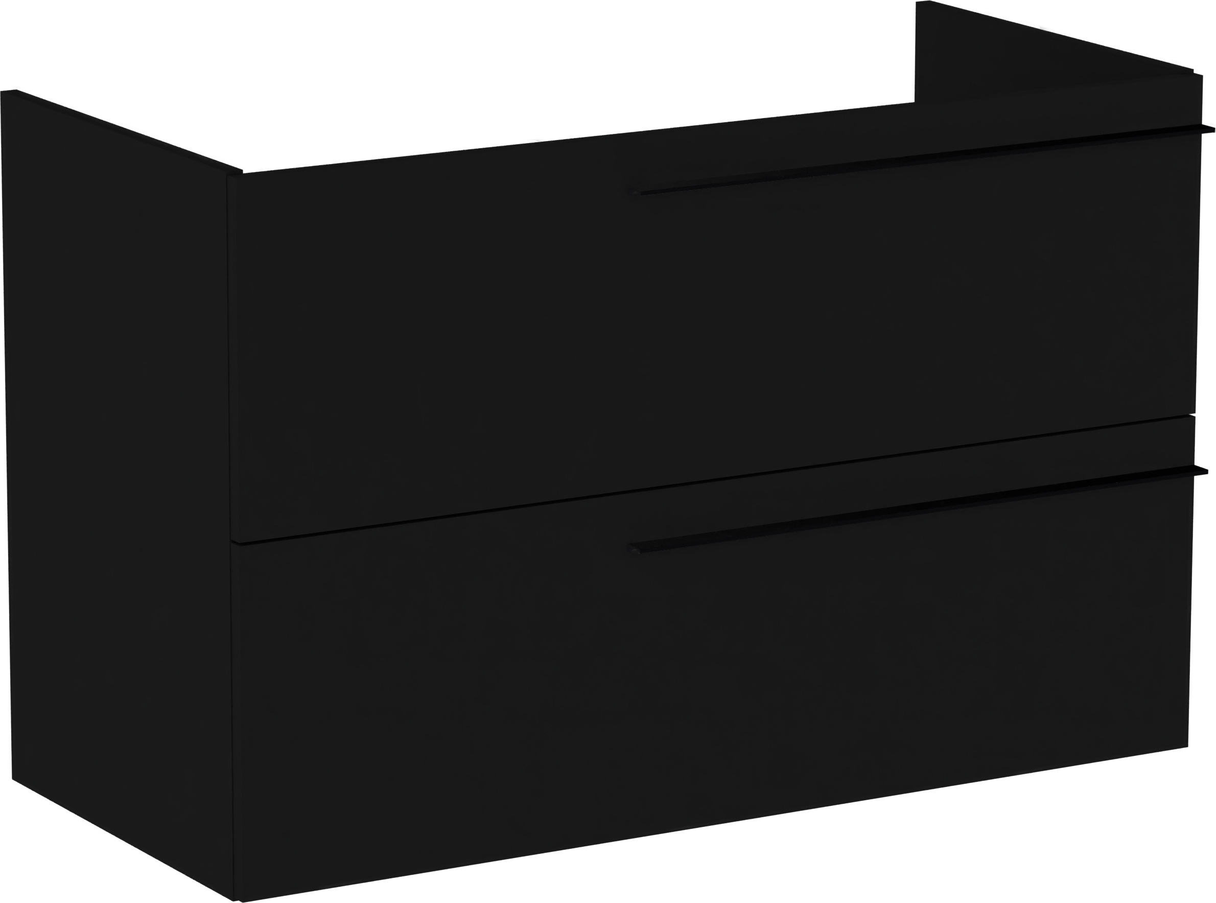 Roca Ella armario 98.5x44.6x63.5 cm suspendido, para lavabo negro A857771532