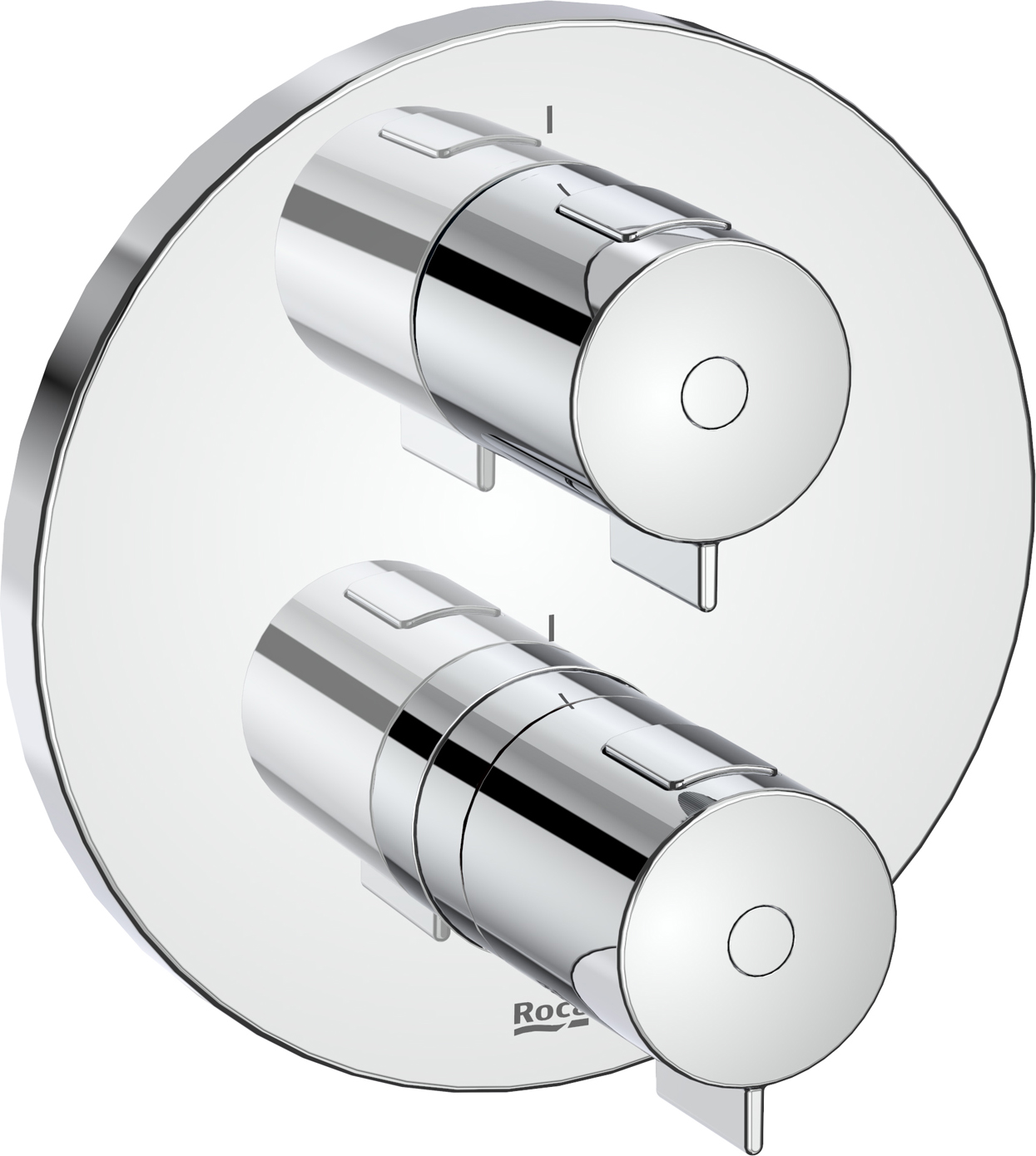 Roca T-500 grifo de bañera y ducha empotrado con termostato cromo A5A2K18C00