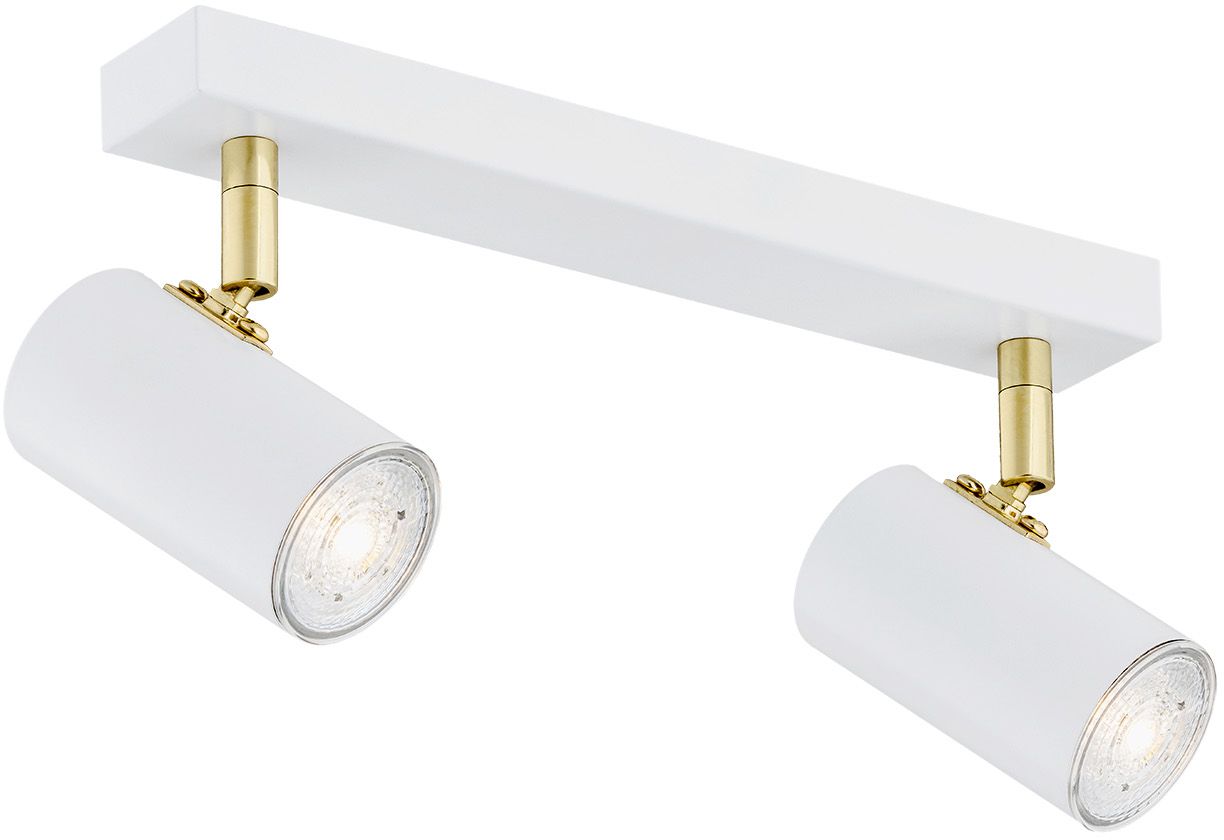 Argon Lagos lámpara de techo 2x5 W blanco-latón 890