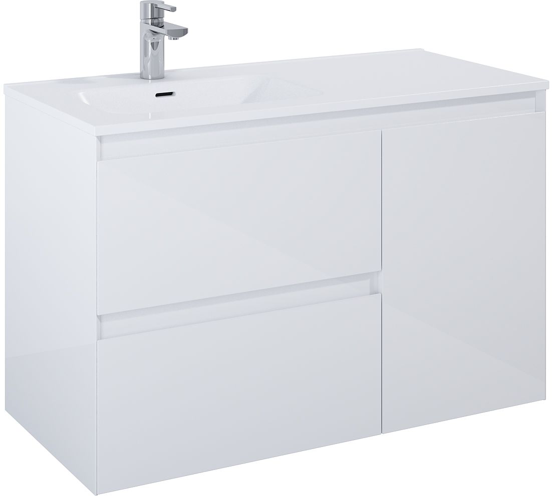 Elita Split armario 100x45.8x63.5 cm suspendido, para lavabo blanco RE011006058060