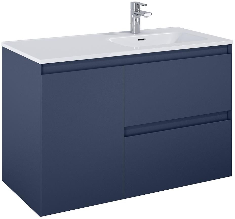 Elita Split armario 100x45.8x63.5 cm suspendido, para lavabo azul RE011005057030