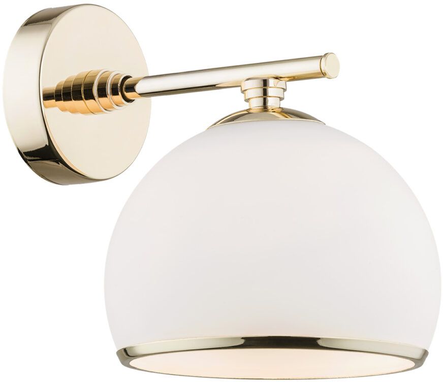 Argon Marbella lámpara de pared 1x15 W latón-ópalo 4255