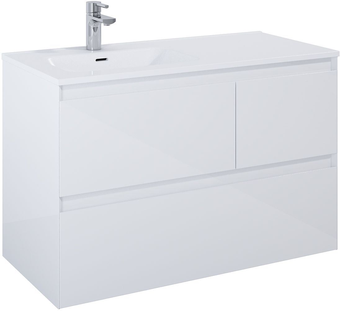 Elita Split armario 100x45.8x63.5 cm suspendido, para lavabo blanco RE011006158060