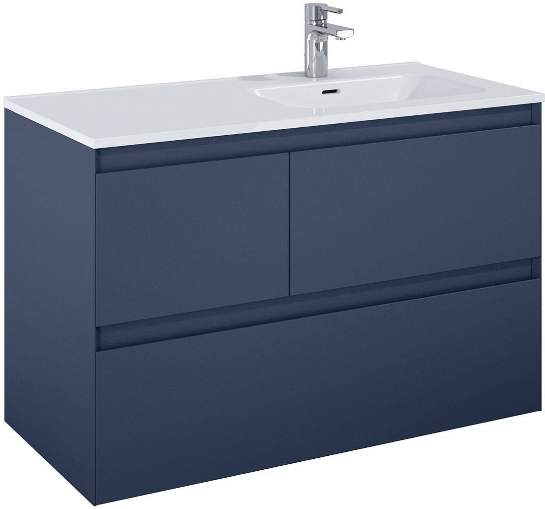 Elita Split armario 100x45.8x63.5 cm suspendido, para lavabo azul RE011005157030