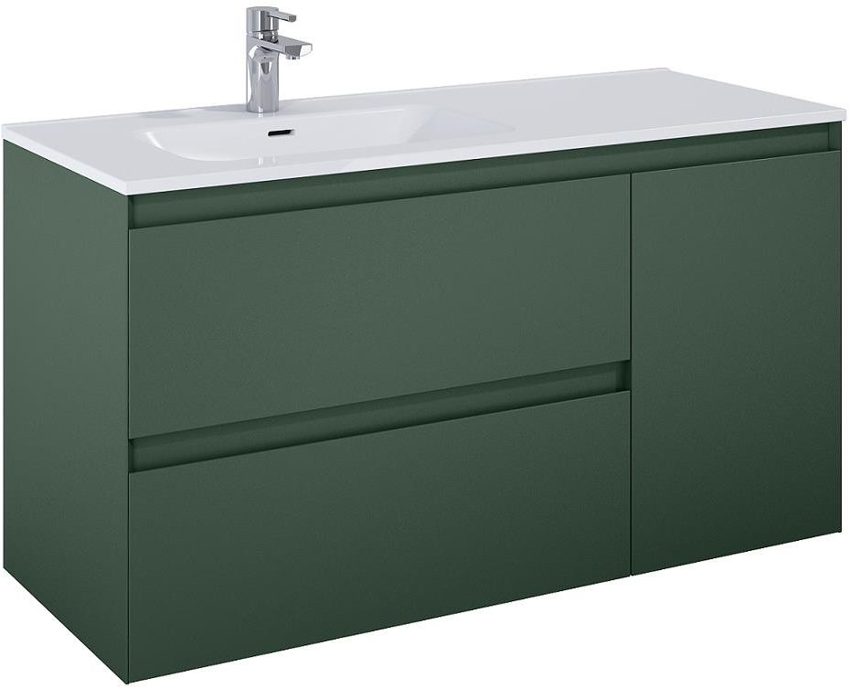 Elita Split armario 120x45.8x63.5 cm suspendido, para lavabo verde RE011206257010