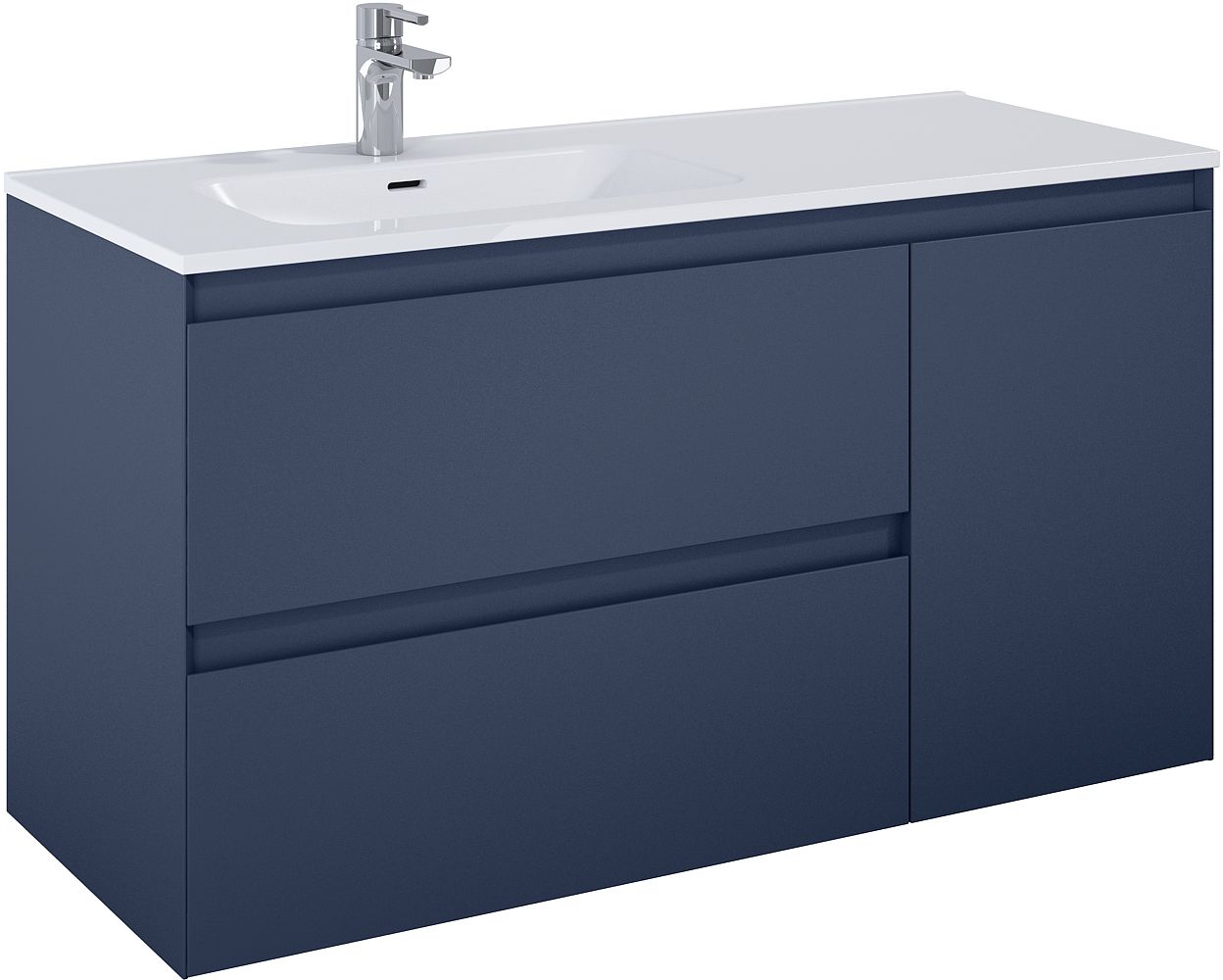 Elita Split armario 120x45.8x63.5 cm suspendido, para lavabo azul RE011206257030
