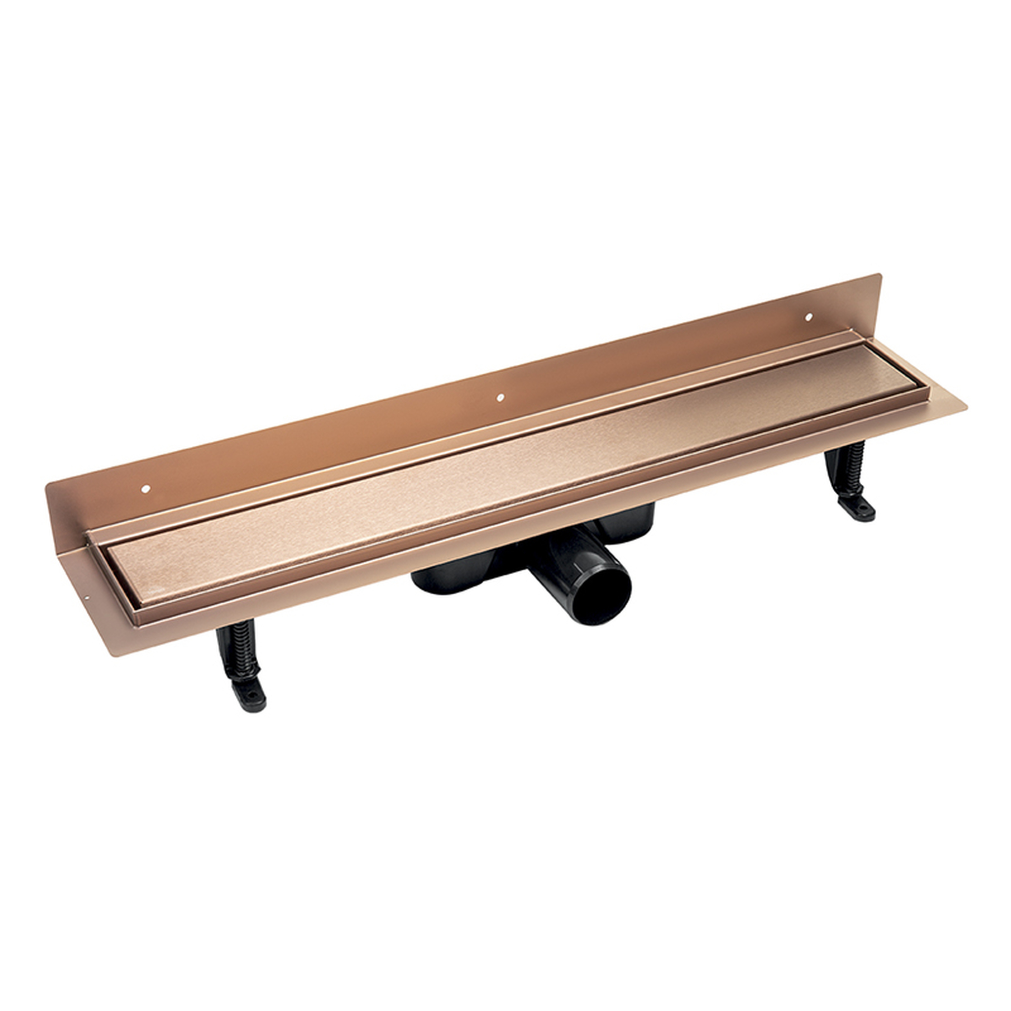 Laveo Basso desagüe lineal con rejilla 90 cm dorado COB891D