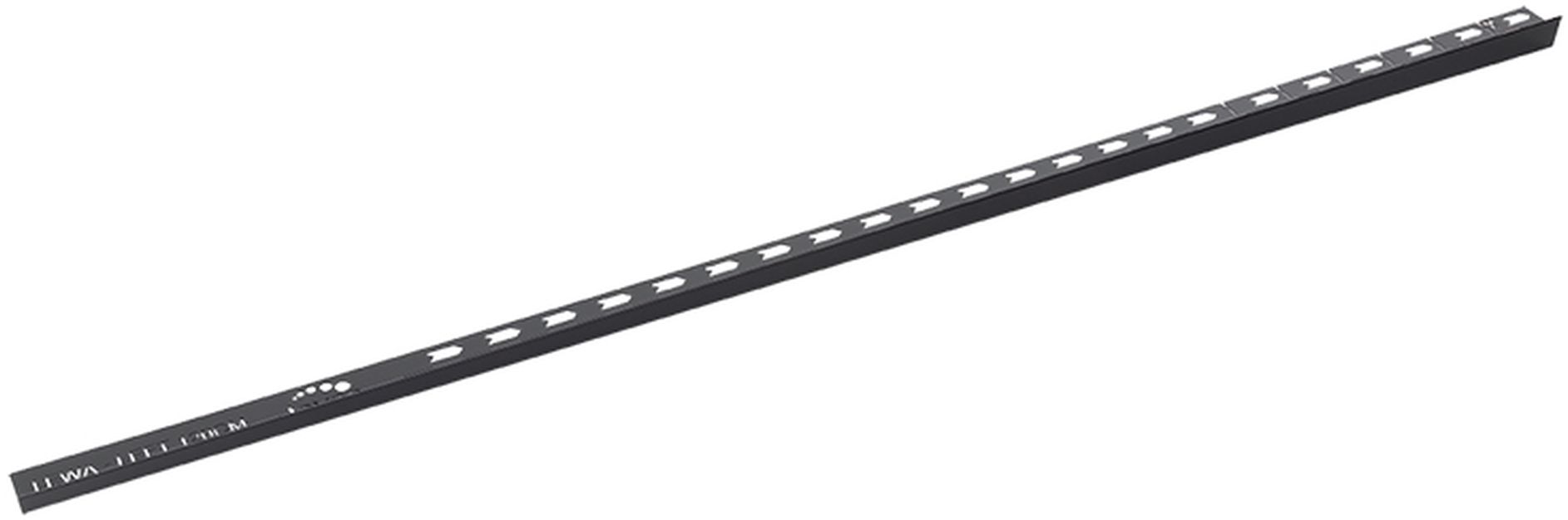 Laveo perfil con pendiente 120 cm negro COT720L