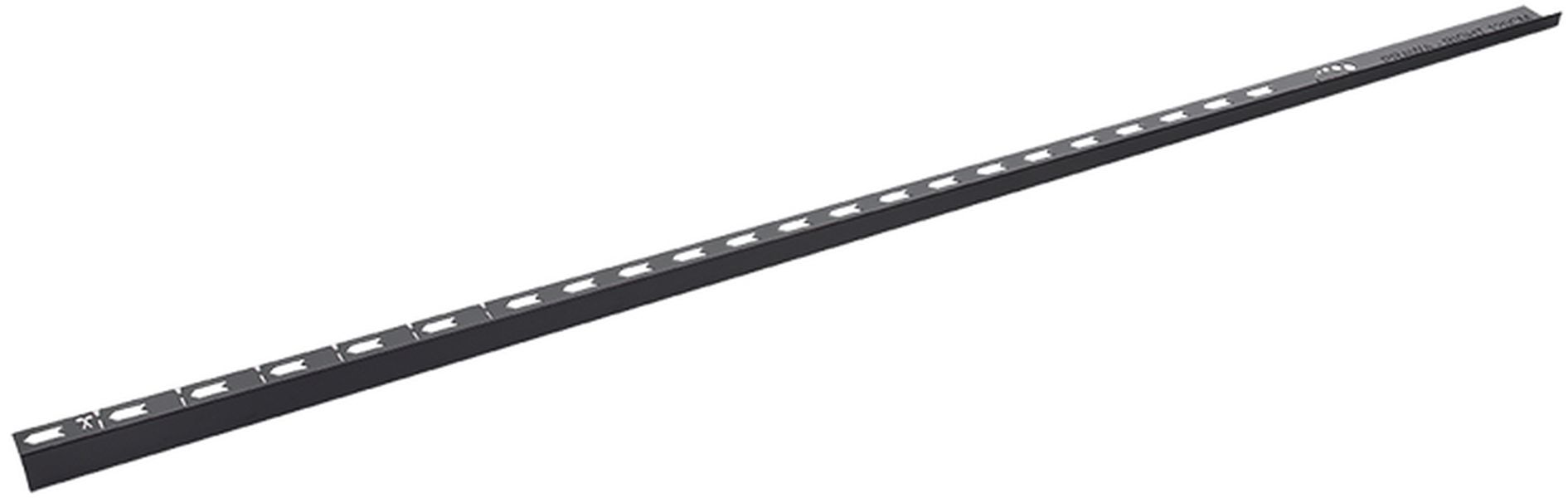 Laveo perfil con pendiente 120 cm negro COT720P