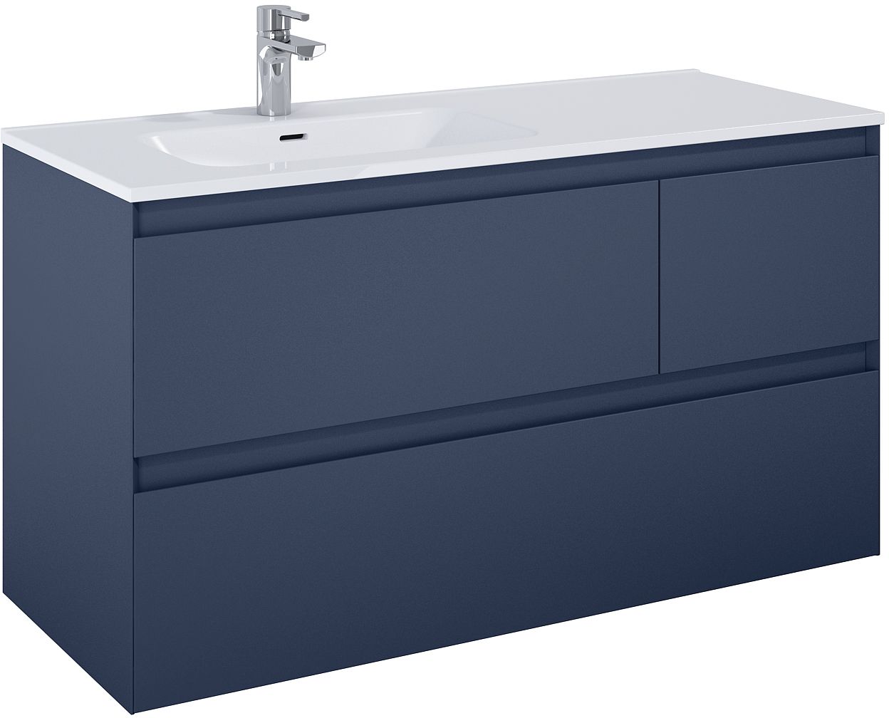 Elita Split armario 120x45.8x63.5 cm suspendido, para lavabo azul RE012006157030