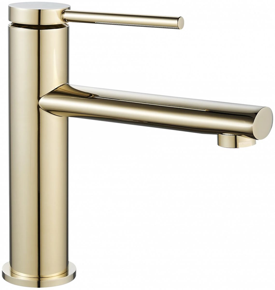 Rea Oval grifo para lavabo de pie oro REA-B6515