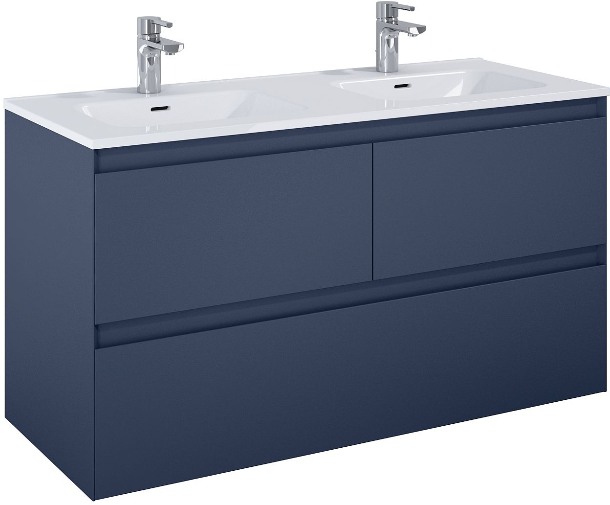 Elita Split armario 120x45.8x63.5 cm suspendido, para lavabo azul RE012007157030