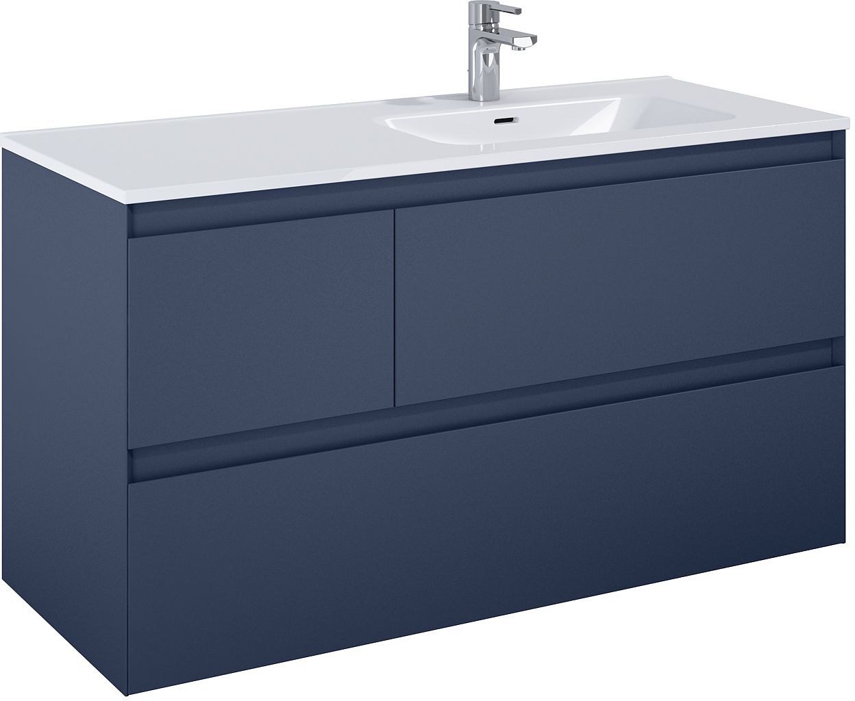 Elita Split armario 120x45.8x63.5 cm suspendido, para lavabo azul RE012005157030