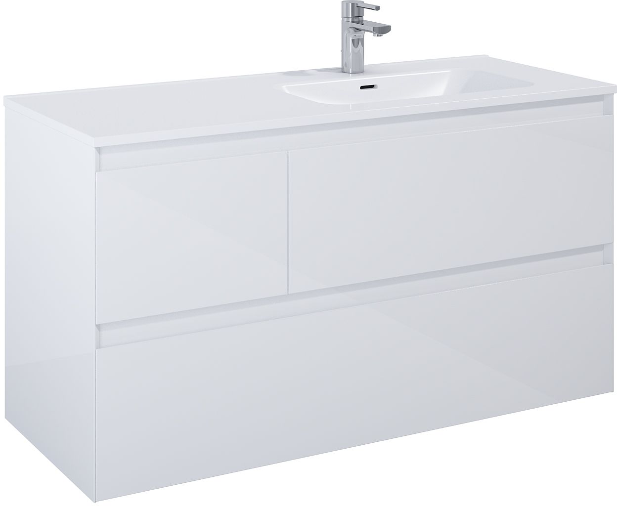 Elita Split armario 120x45.8x63.5 cm suspendido, para lavabo blanco RE012005158060