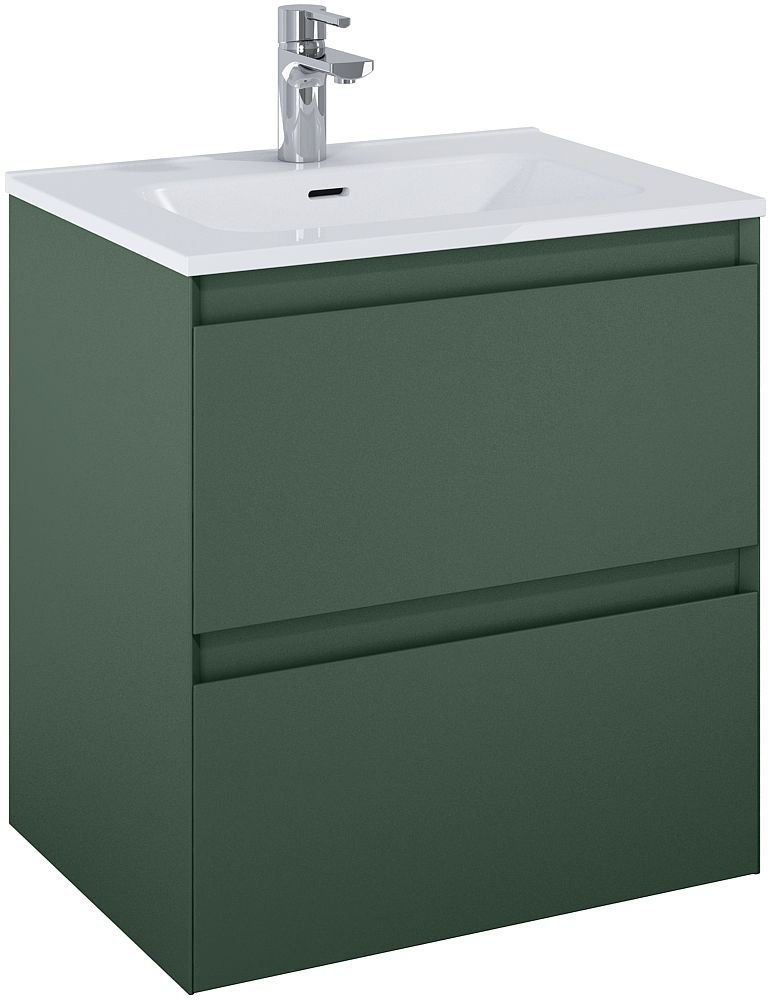 Elita Split armario 60x45.8x63.5 cm suspendido, para lavabo verde 168997