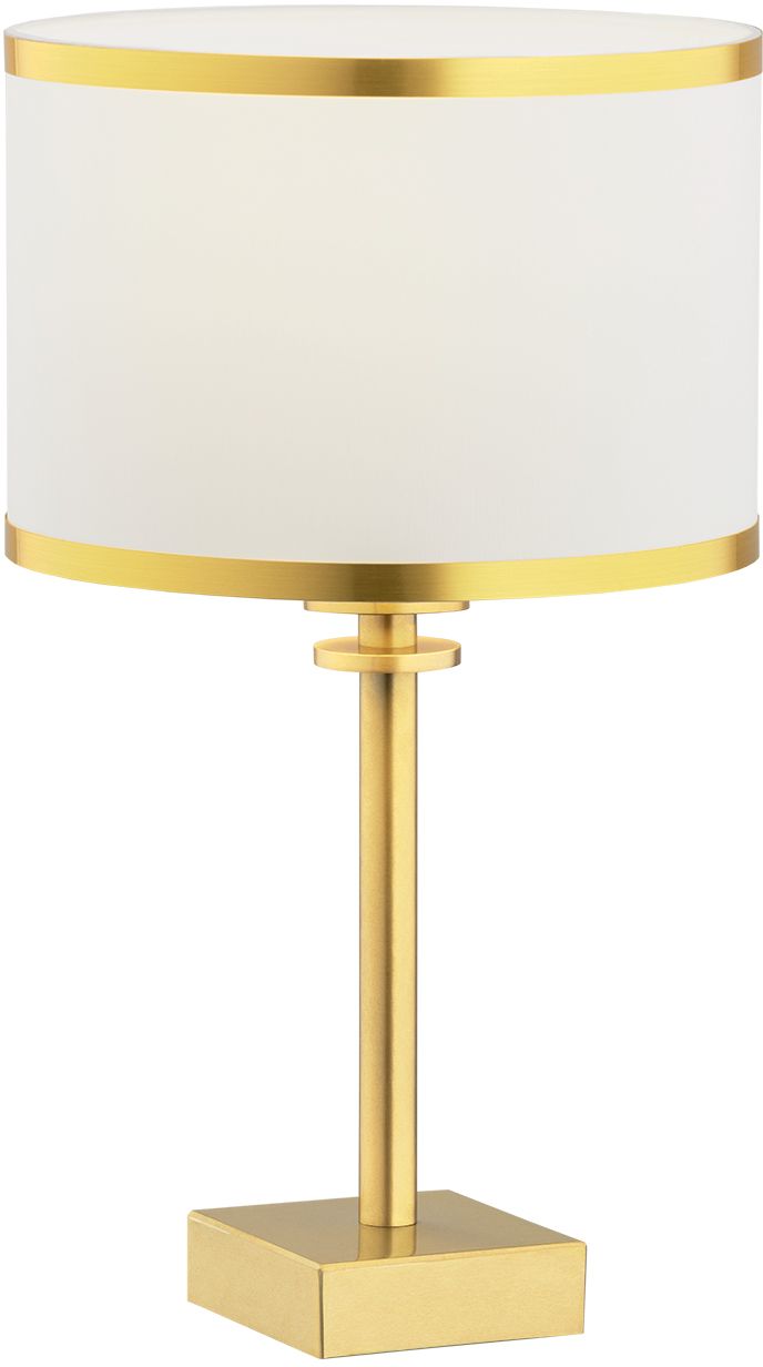 Argon Abbano lámpara de sobremesa 1x15 W blanco-latón-oro 8029