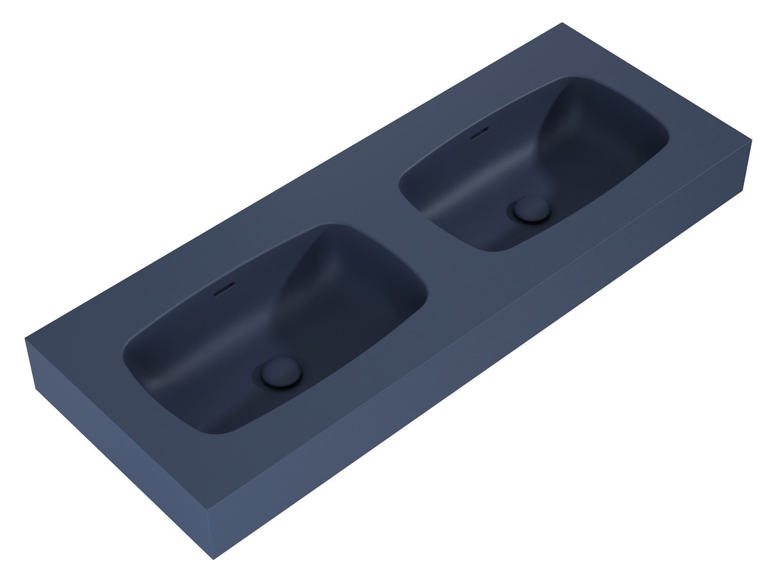 Elita Dimple lavabo 121x46 cm rectangular clásico-doble azul RE041200027030