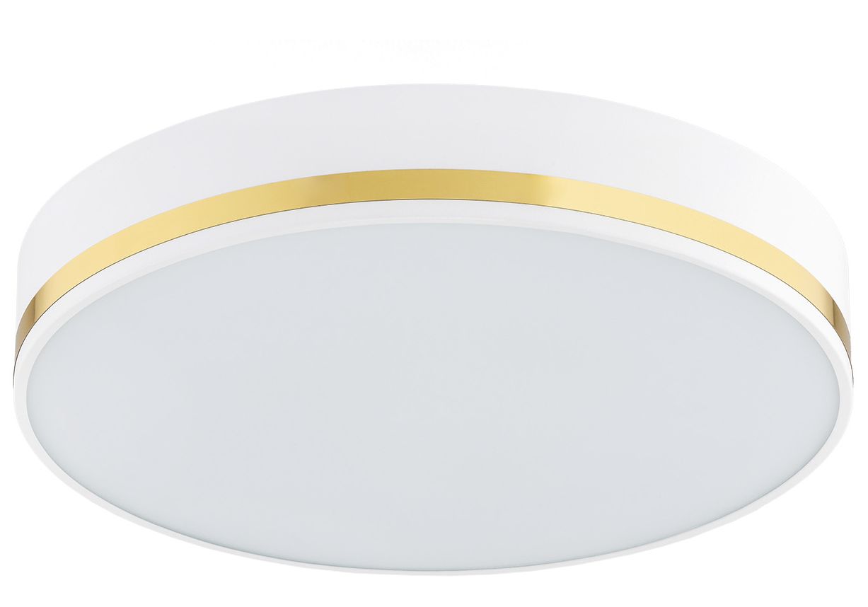 Argon Amore plafón 2x15 W blanco-oro 7035