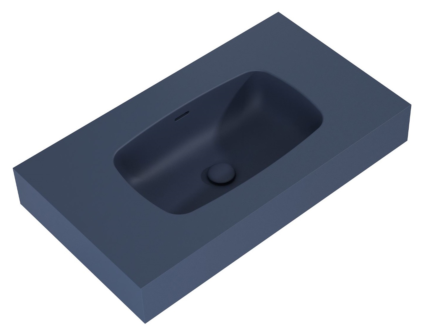 Elita Dimple lavabo 80.6x46 cm rectangular clásico azul RE040800027030