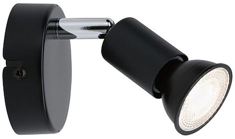 Paulmann Carolina lámpara de pared 1x10 W cromo-antracita 66750