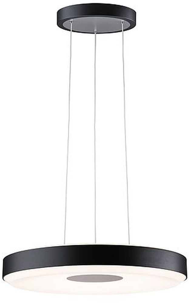 Paulmann Puric Pane lámpara colgante 1x22 W negro-gris/gris ceniza 79517