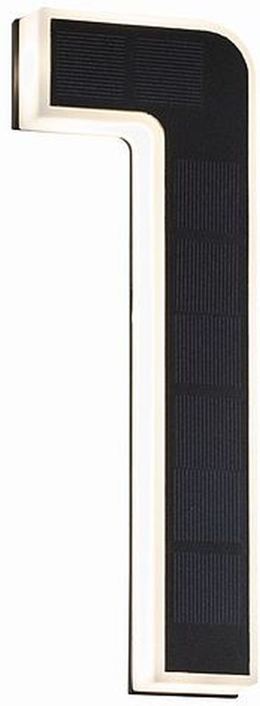 Paulmann Outdoor Solar lámpara de pared 1x0.2 W negro 79842