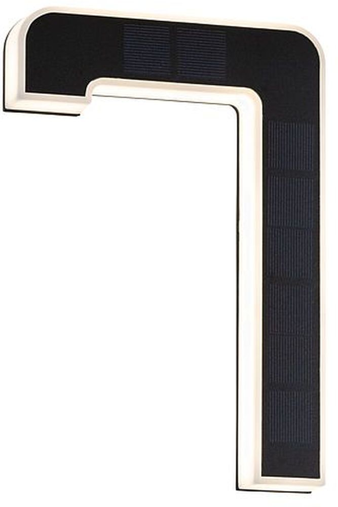 Paulmann Outdoor Solar lámpara de pared 1x0.2 W negro 79848