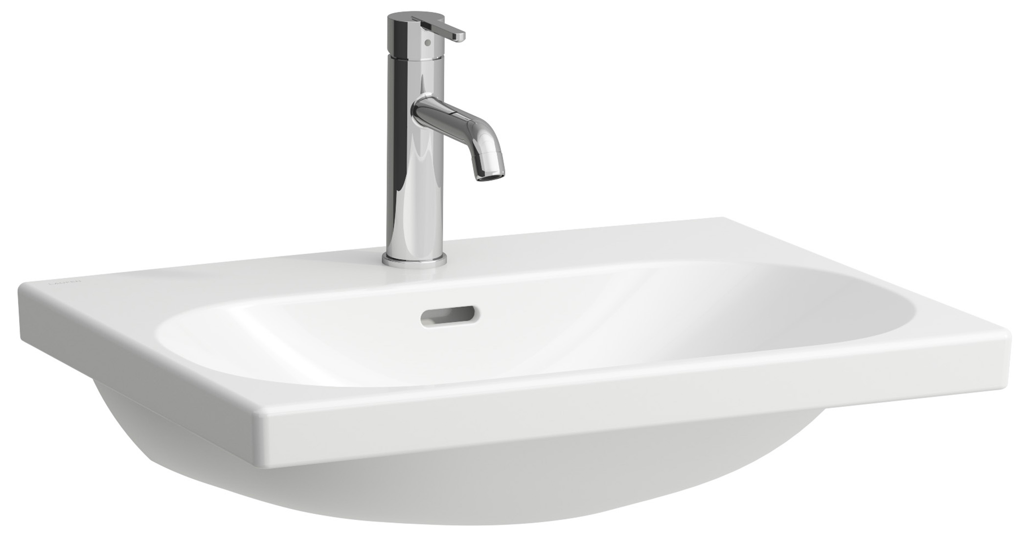 Laufen Lua umywalka 60x46 cm prostokątna ścienna biała H8160830001041