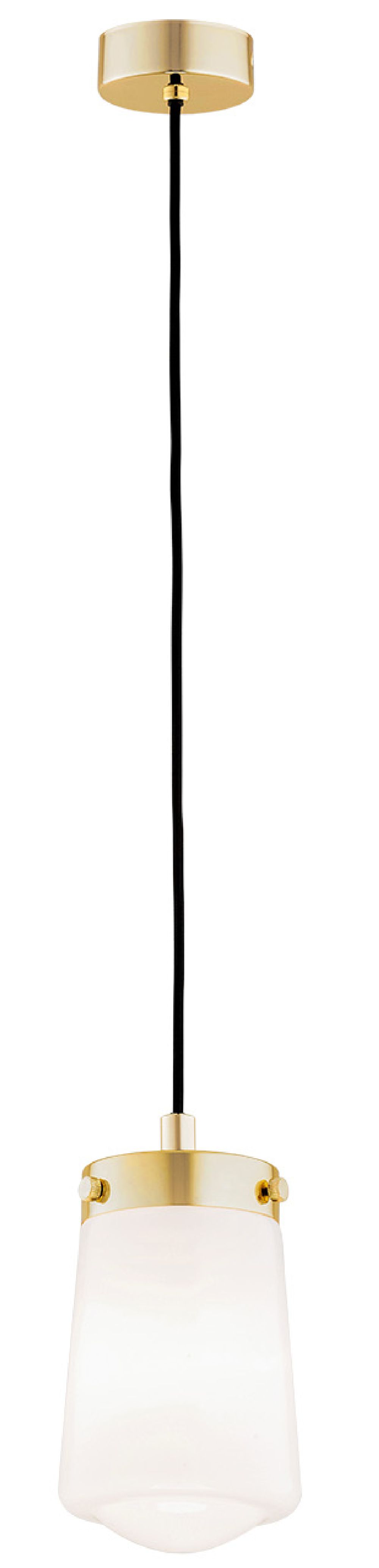 Argon Pasadena lámpara colgante 1x15 W latón-ópalo 8004