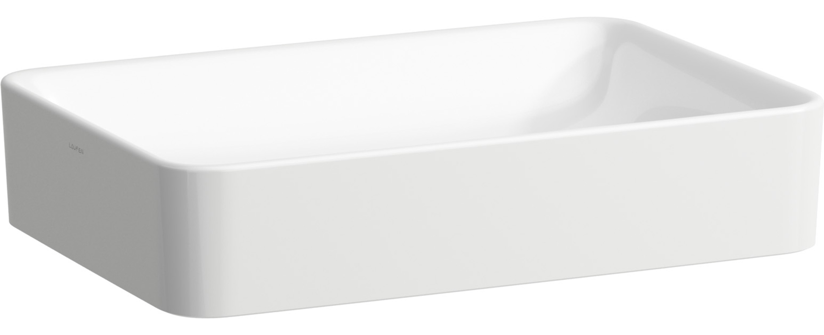 Laufen Pro S lavabo 55x38 cm rectangular sobre encimera blanco H8129650001121