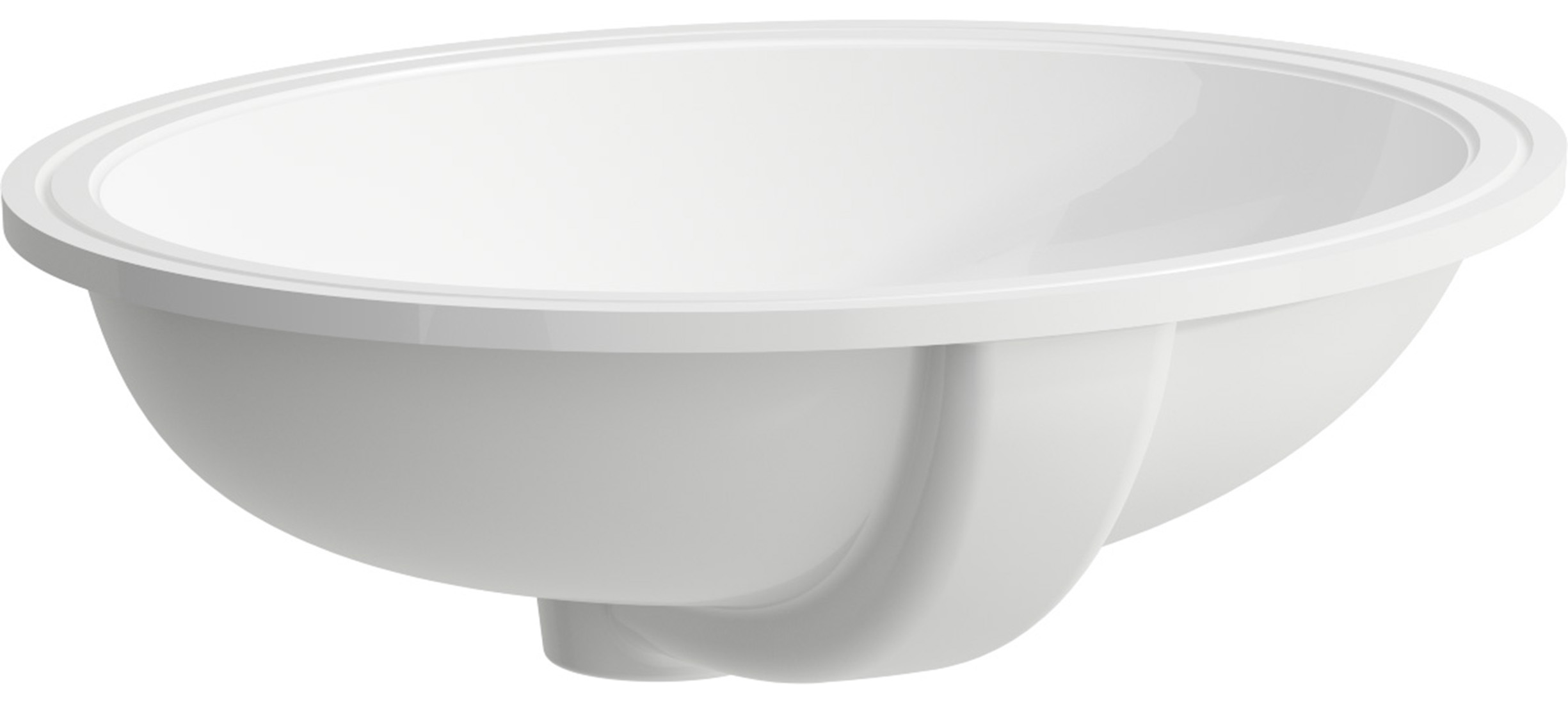 Laufen Savoy lavabo 44x36 cm oval bajo encimera blanco H8189420001091