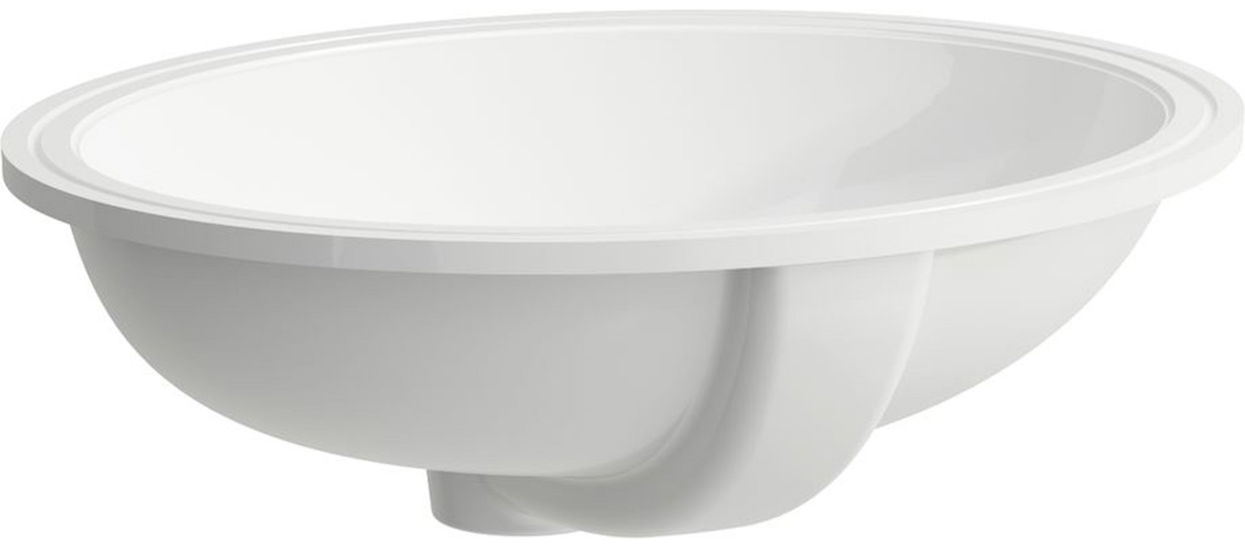 Laufen Savoy umywalka 44x36 cm owalna podblatowa biała H8189430001091