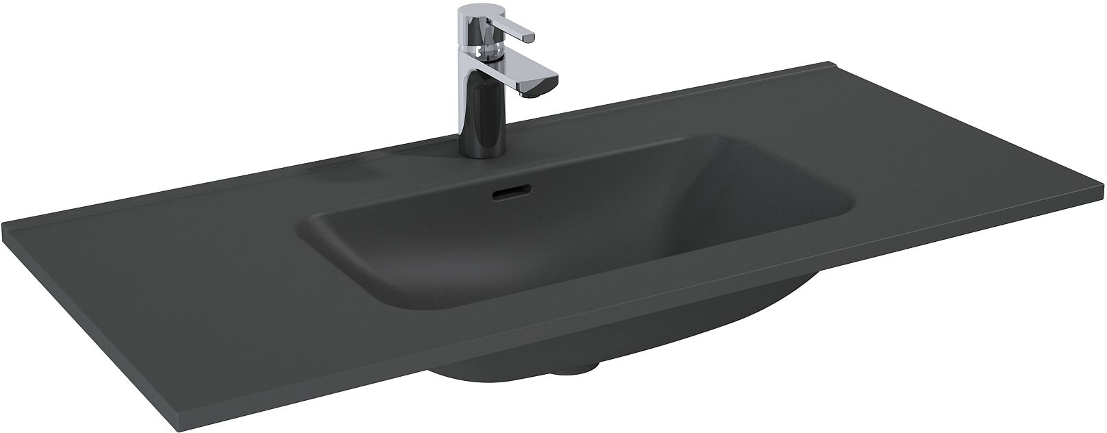 Elita Skappa lavabo 100.8x46 cm rectangular para mueble antracita RE041006066010