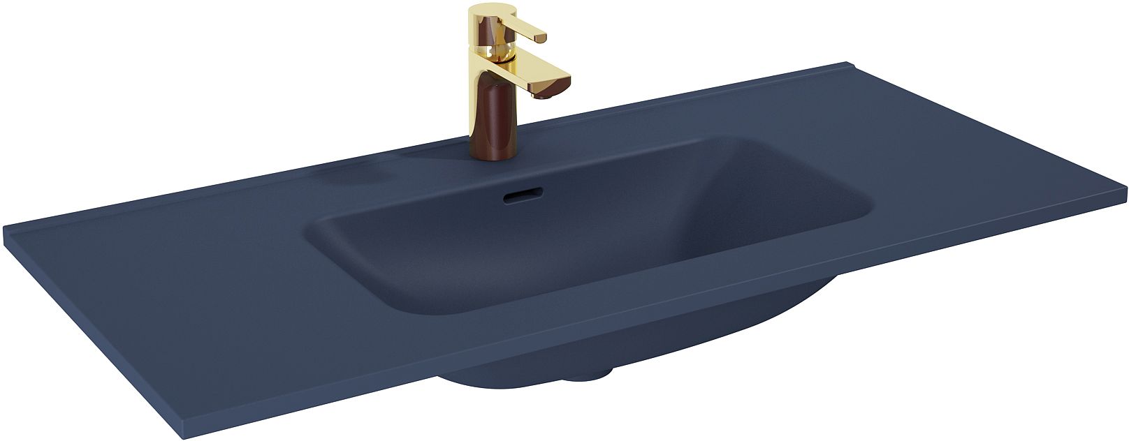 Elita Skappa lavabo 100.8x46 cm rectangular para mueble azul RE041003067030