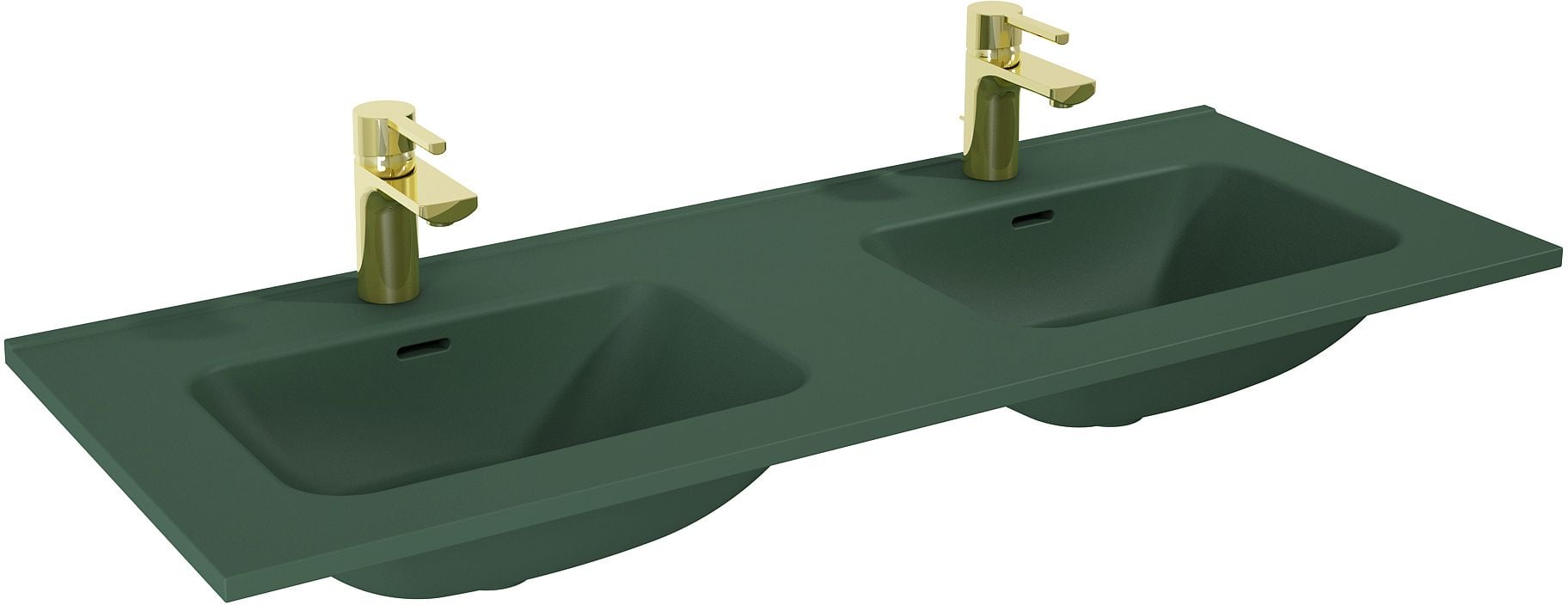 Elita Skappa lavabo 120.8x46 cm rectangular para mueble-doble verde RE041203067010
