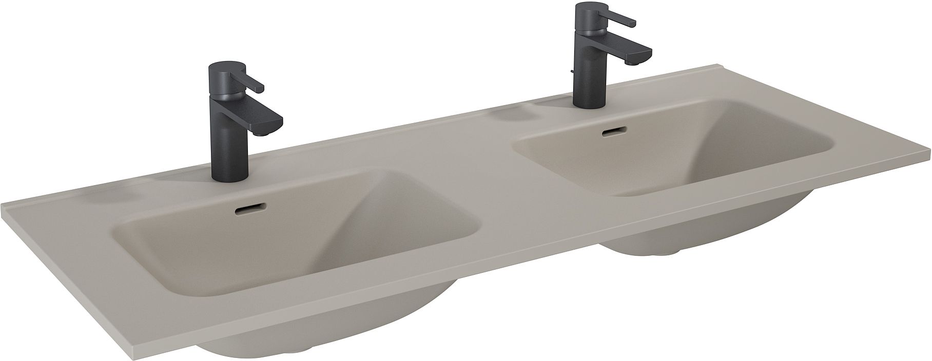 Elita Skappa lavabo 120.8x46 cm rectangular para mueble-doble marrón/beige RE041203067020