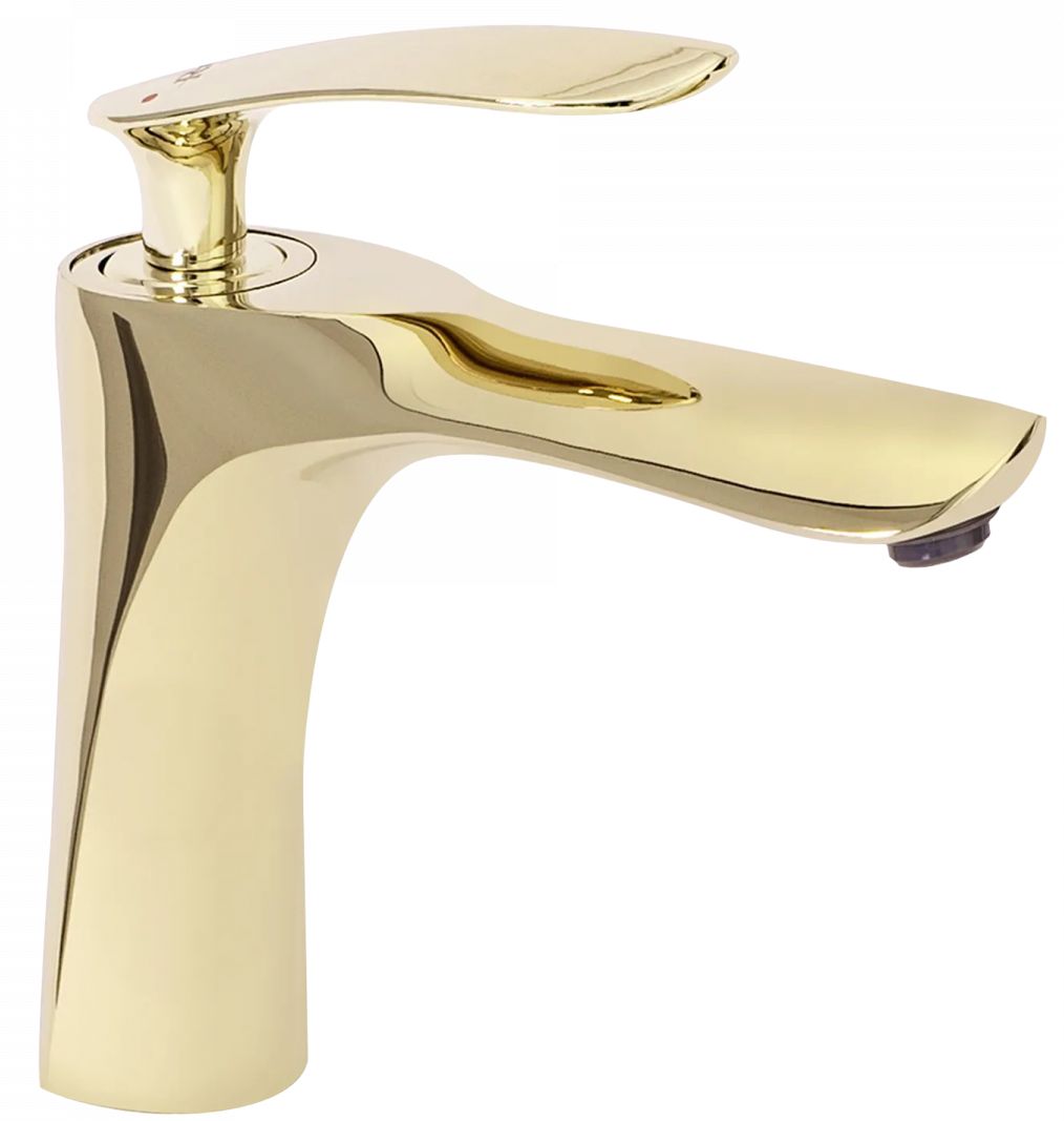 Rea Orbit grifo para lavabo de pie oro REA-B2050