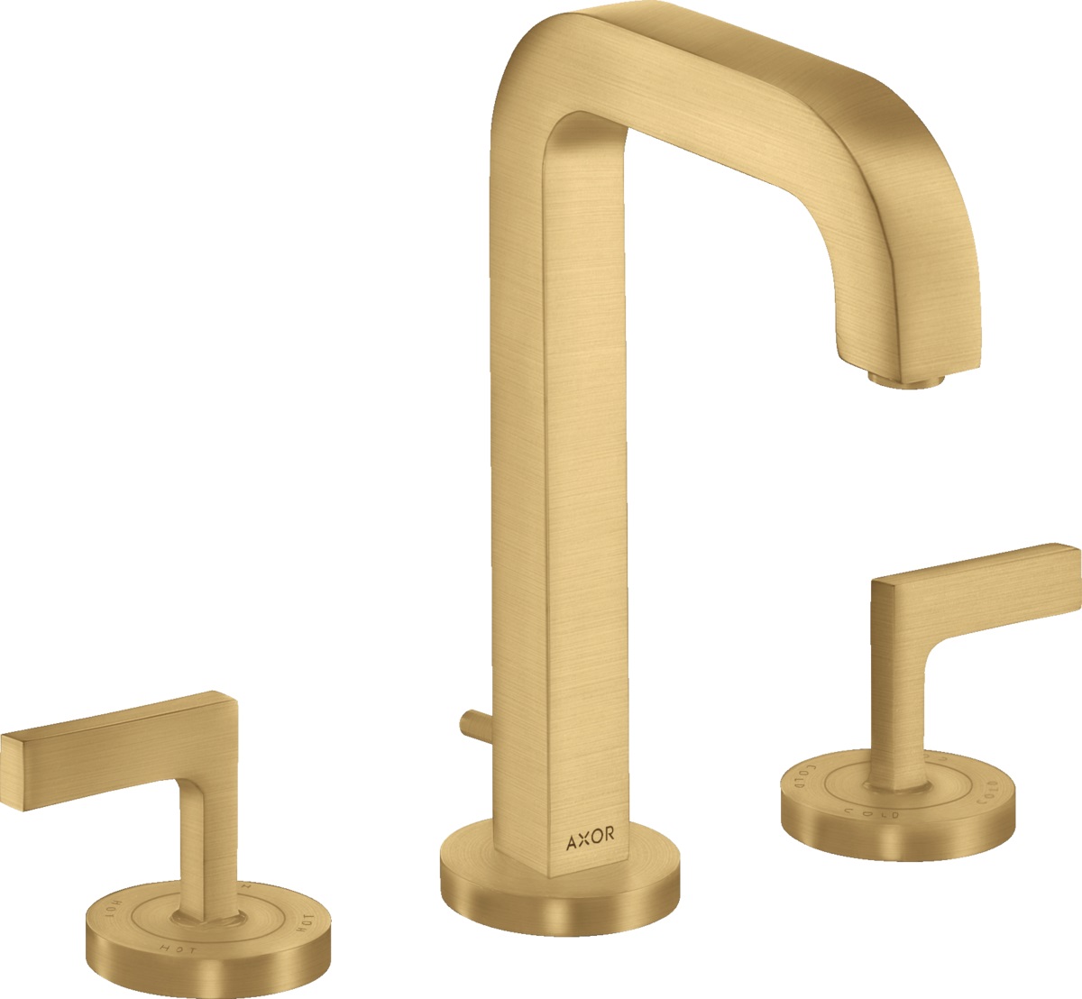 Axor Citterio grifo para lavabo de pie oro 39135250
