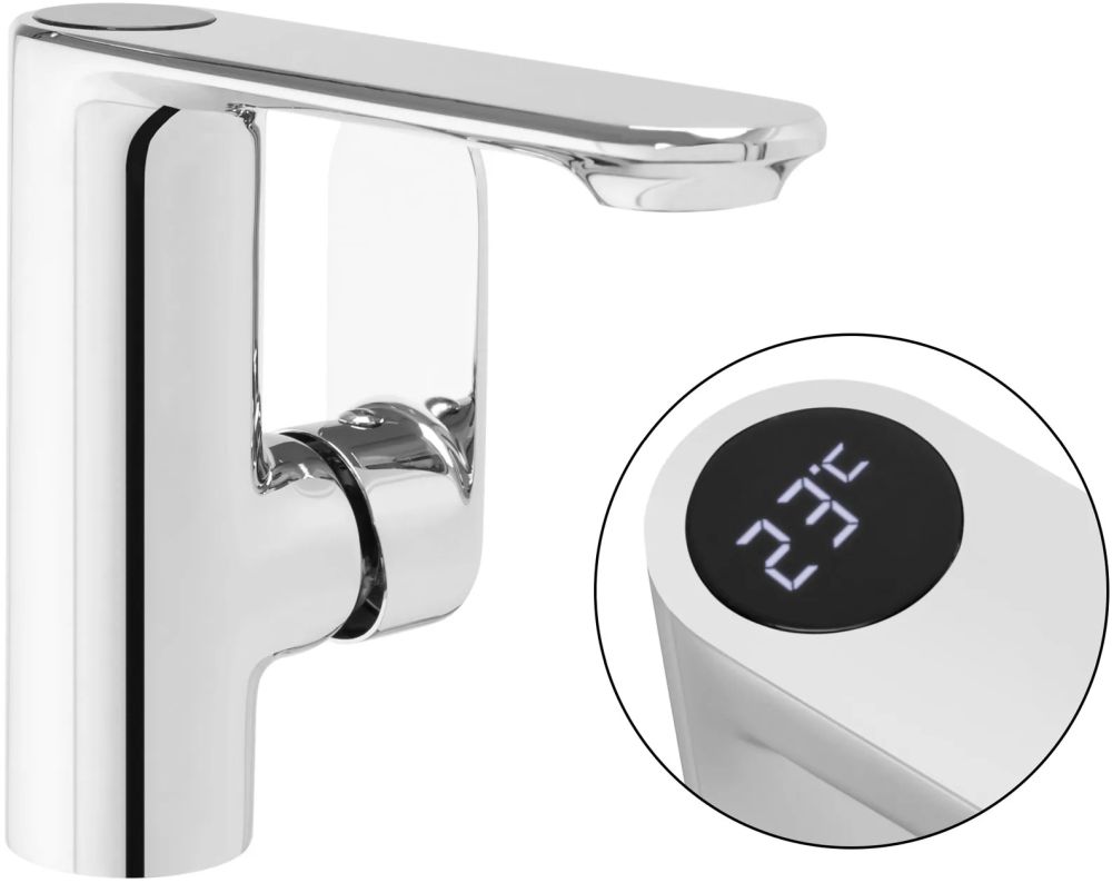 Rea Mils grifo para lavabo de pie cromo REA-B2000