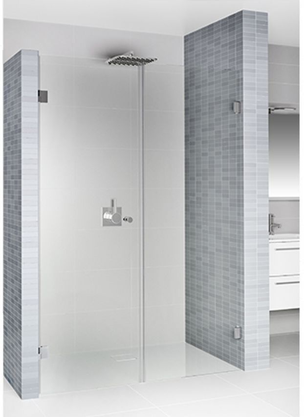 Riho Scandic puerta de ducha 160 cm oscilante cromo brillante/vidrio transparente G001017120