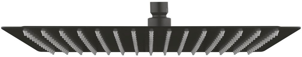 Hagser Ella ducha con efecto lluvia 30x30 cm cuadrada negro HGR28000037