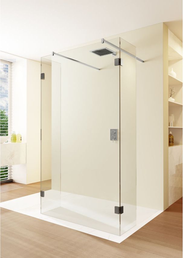Riho Scandic cabina de ducha 160x37 cm cromo brillo/vidrio transparente G001052120