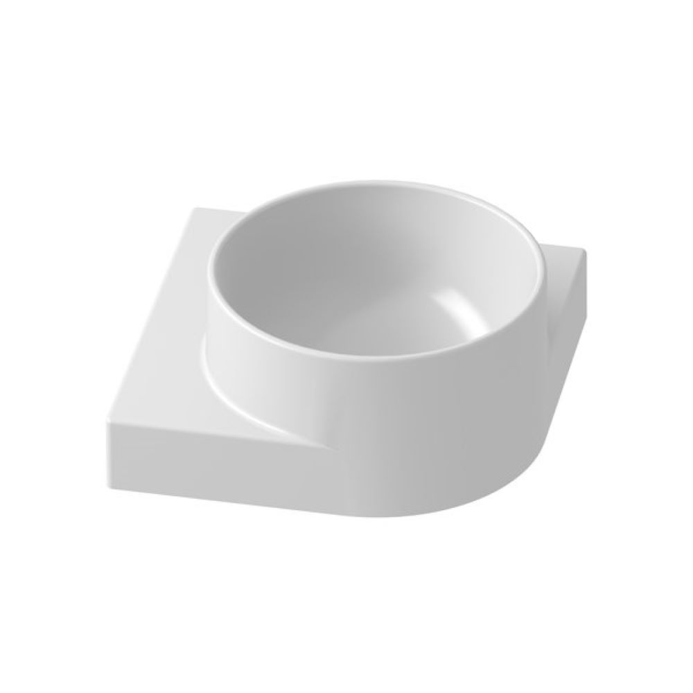 Ravak Yard lavabo 28x28 cm esquina clásico-para mueble blanco XJX01228000