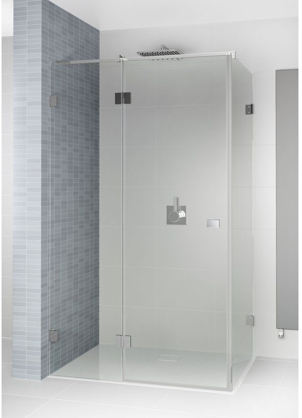 Riho Scandic cabina de ducha 100x80 cm rectangular negro mate/vidrio transparente G001057121
