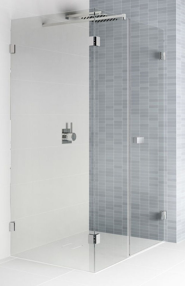 Riho Scandic cabina de ducha 100x100 cm cuadrada negro mate/vidrio transparente G001092121