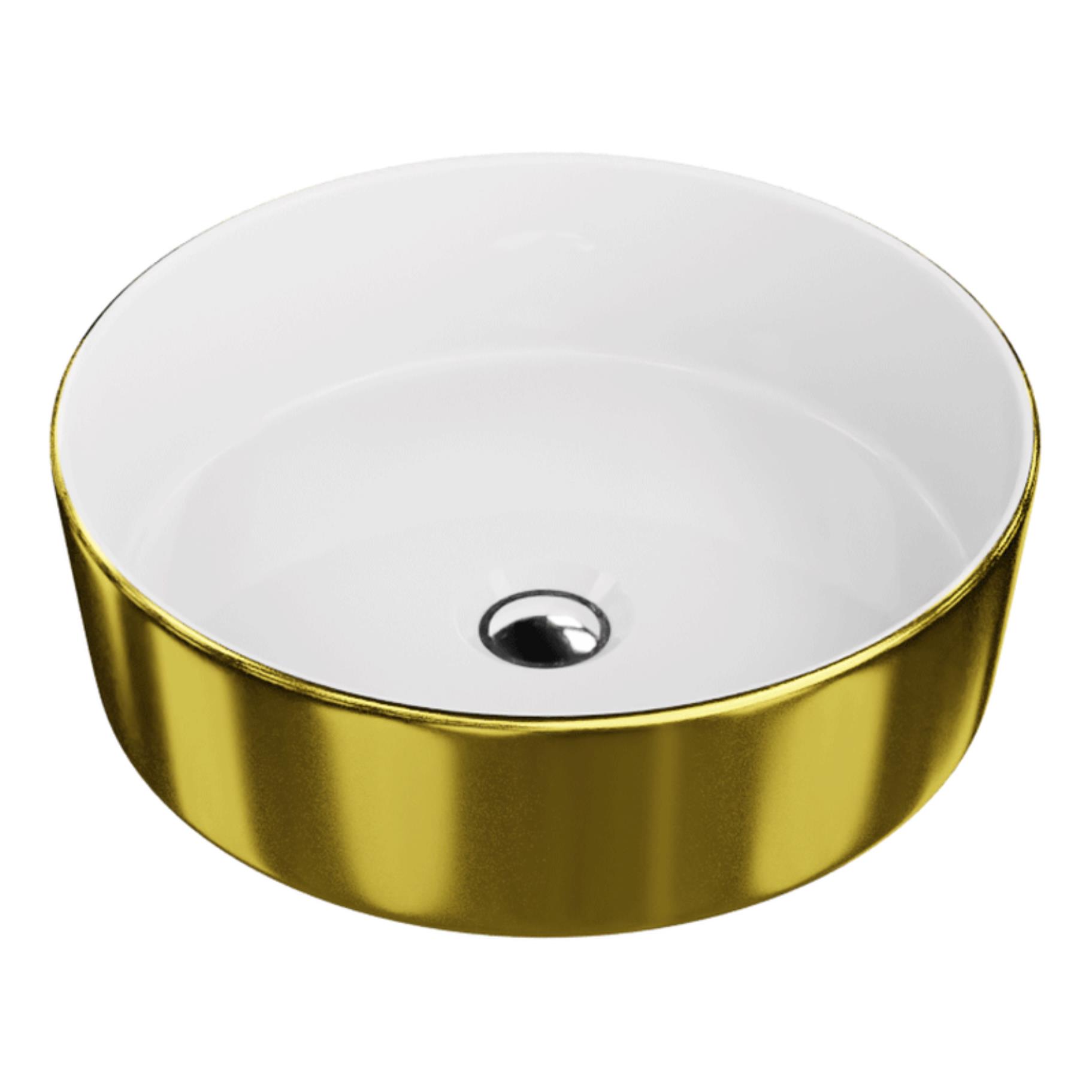 LaVita Merida lavabo 37x37 cm circular sobre encimera 5900378322603