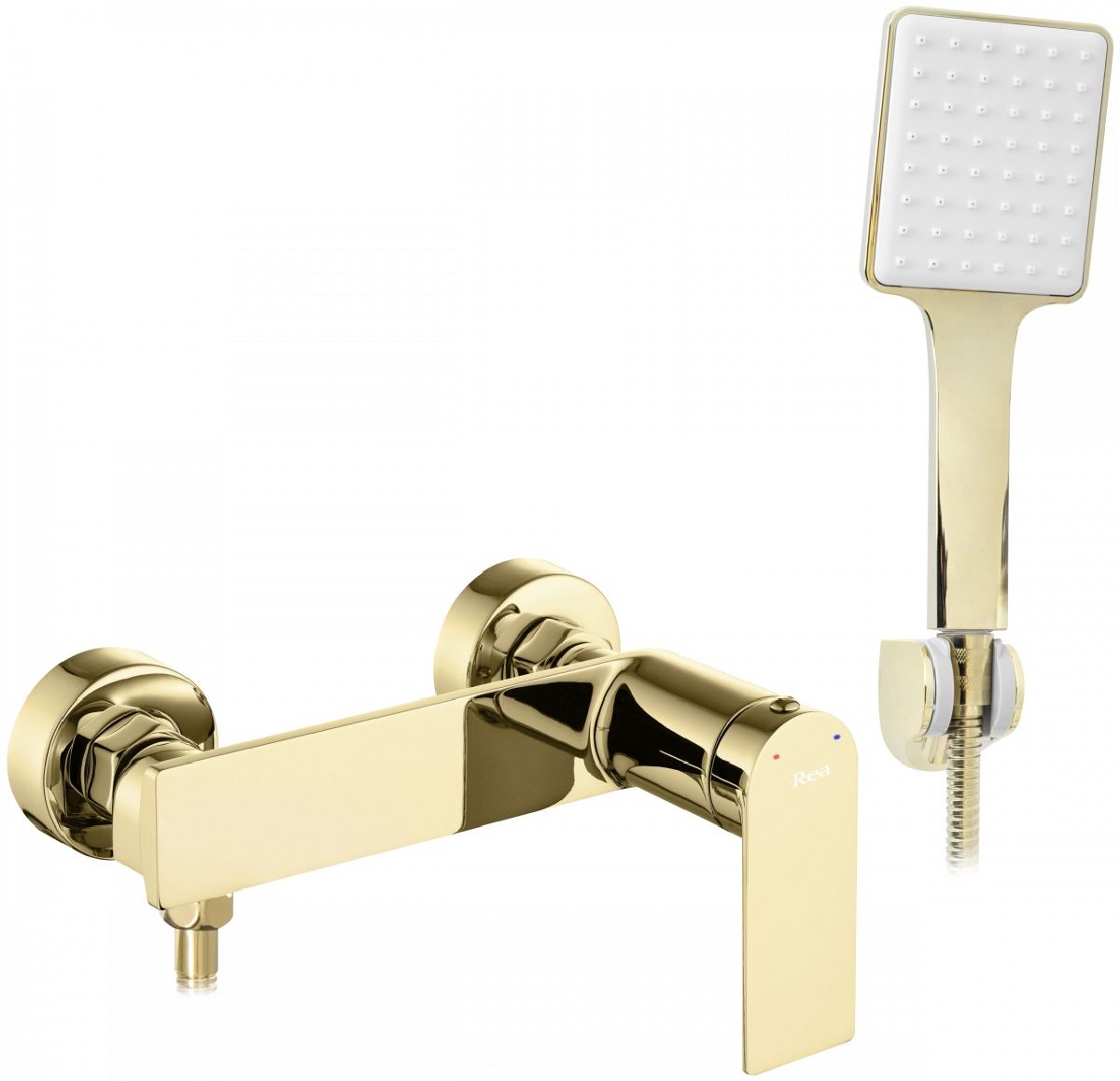 Rea Storm grifo para ducha a pared oro REA-B9984
