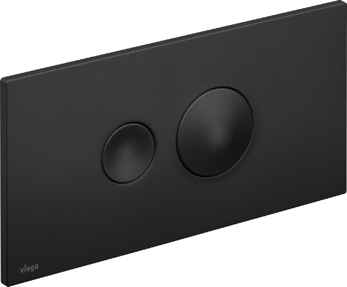 Viega Visign botón de descarga para WC negro 786977