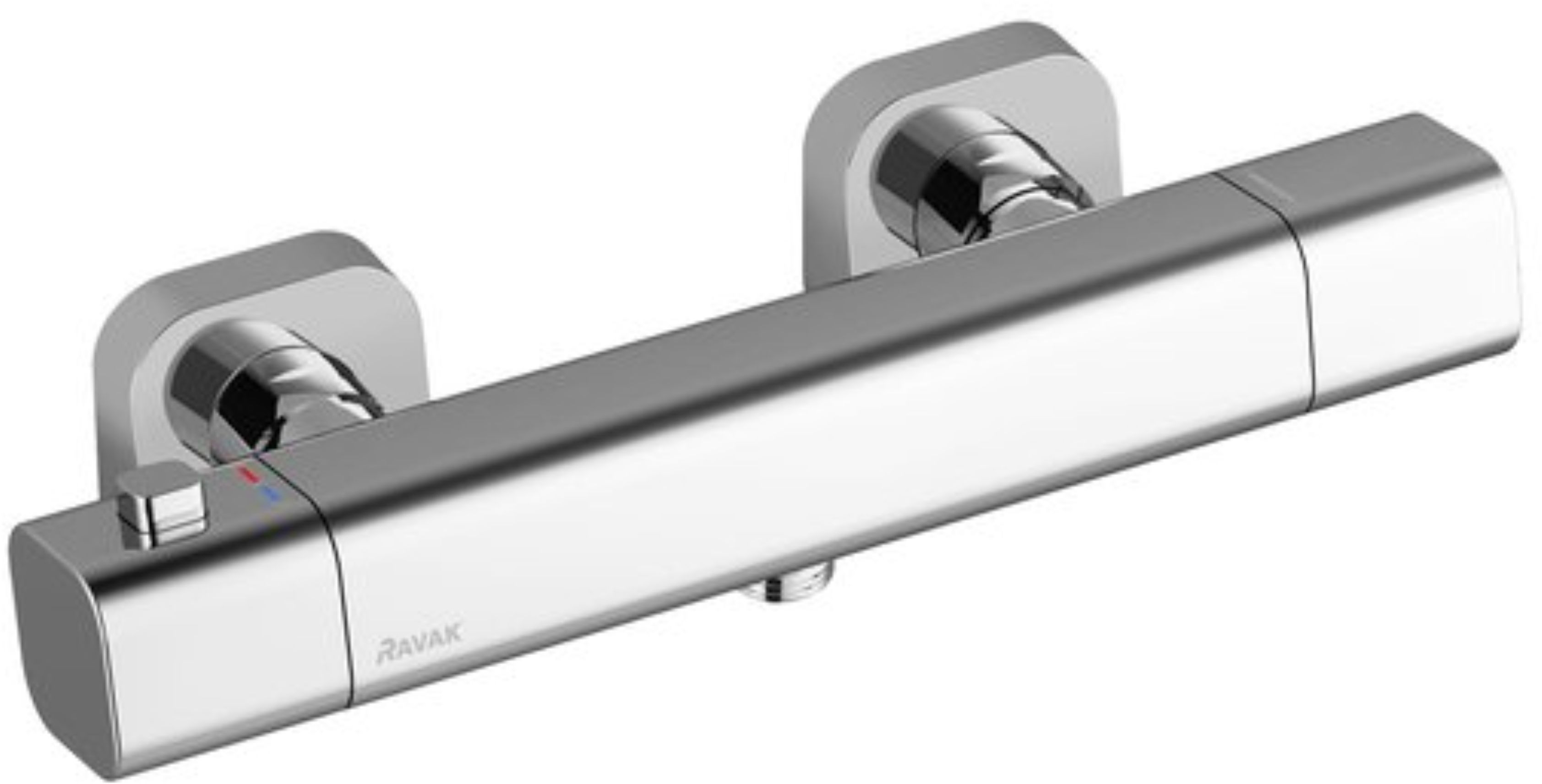 Ravak 10° Free grifo para ducha a pared con termostato cromo X070140